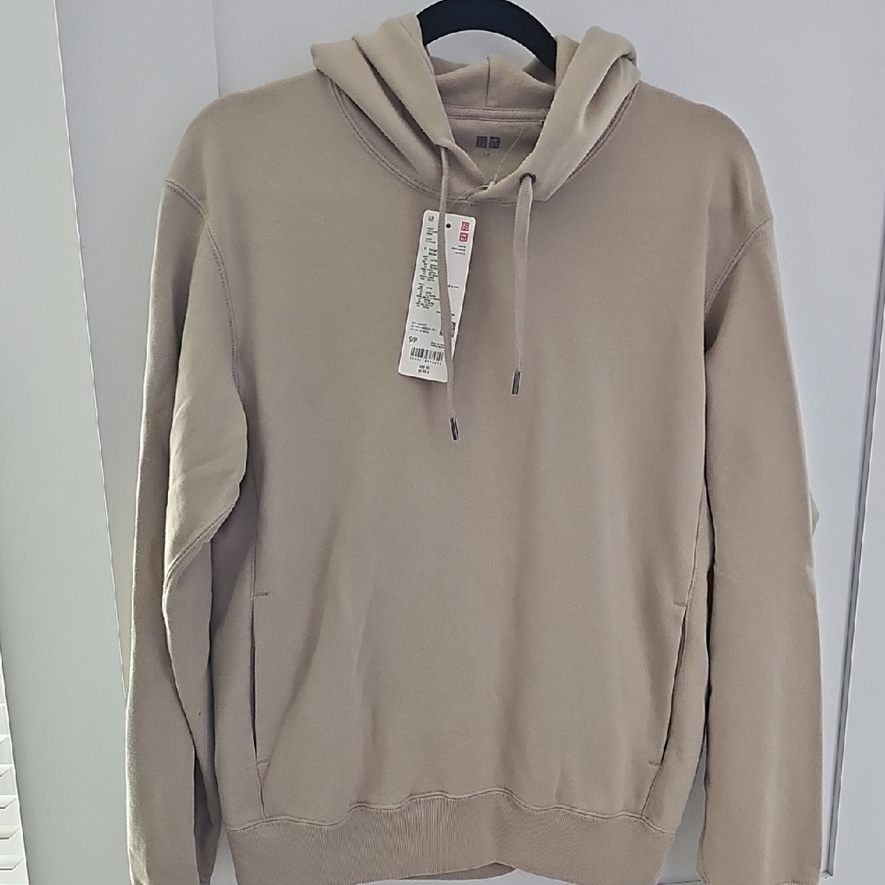 Men's Hooded Sweatshirt - Beige